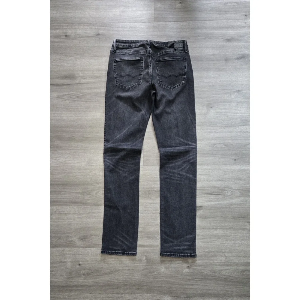 American Eagle Men Jeans Size 31x34 Black Denim Slim Air Flex Plus (Actual 31x32